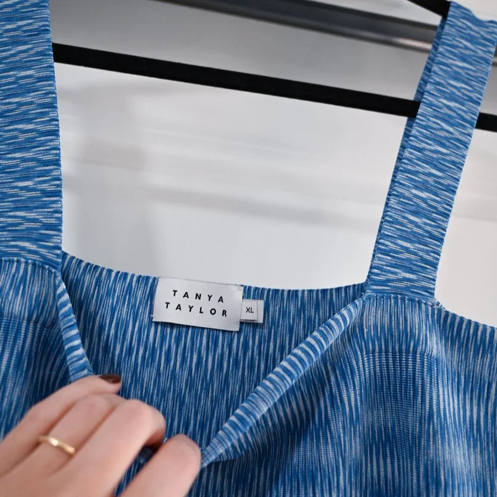 Tanya Taylor Size XL Gianna Printed Midi Dress - Picture 9 of 10